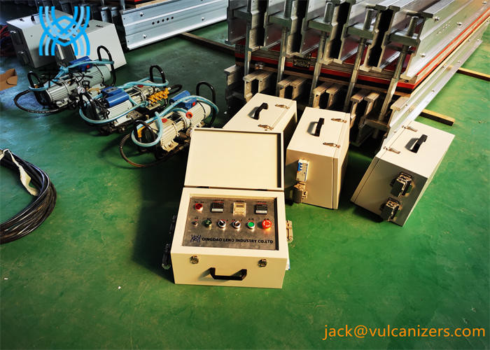 macchina di giunzione del vulcanizzatore del nastro trasportatore di raffreddamento rapido della pressa di giunzione calda 2100×1000
