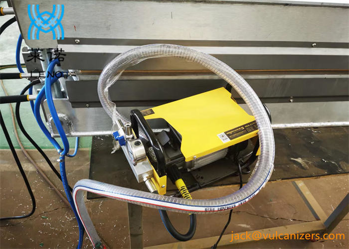 30 kg singolo peso lordo cintura trasportatrice di gomma vulcanizzatore scatola di controllo dimensione 450x350x250 strumento di riparazione cintura senza cuciture